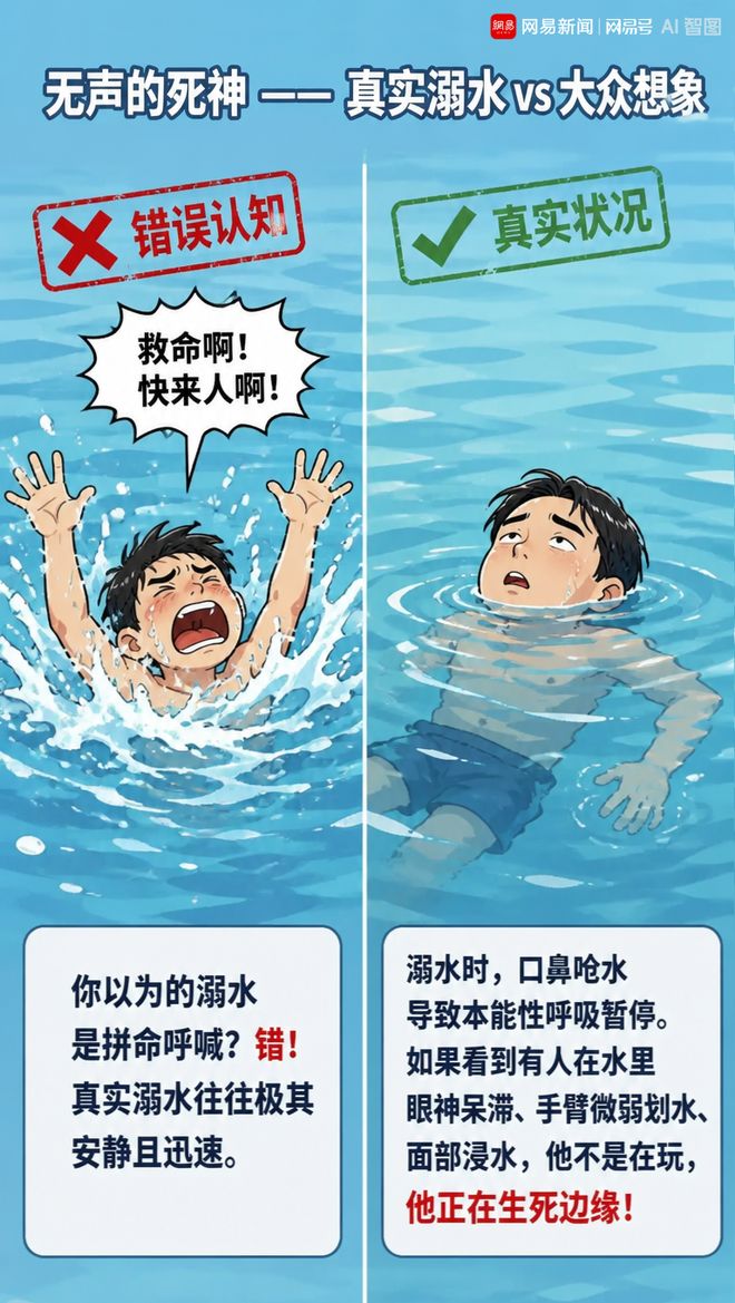 每年约有5.7万人死于溺水!一线救援队长:很多溺水者来不及喊救命,而是安静地沉下去